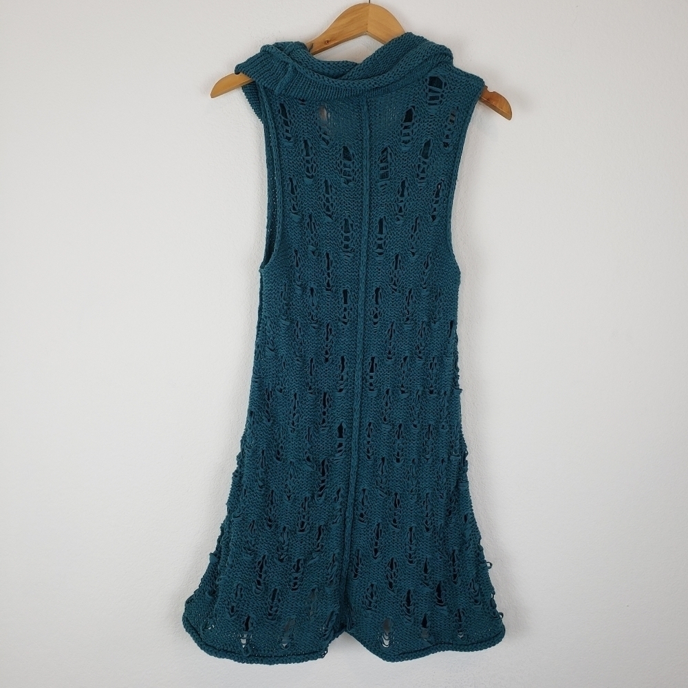 Pure Handknit knit tunic cowl neck sweater - Picture 7 of 8